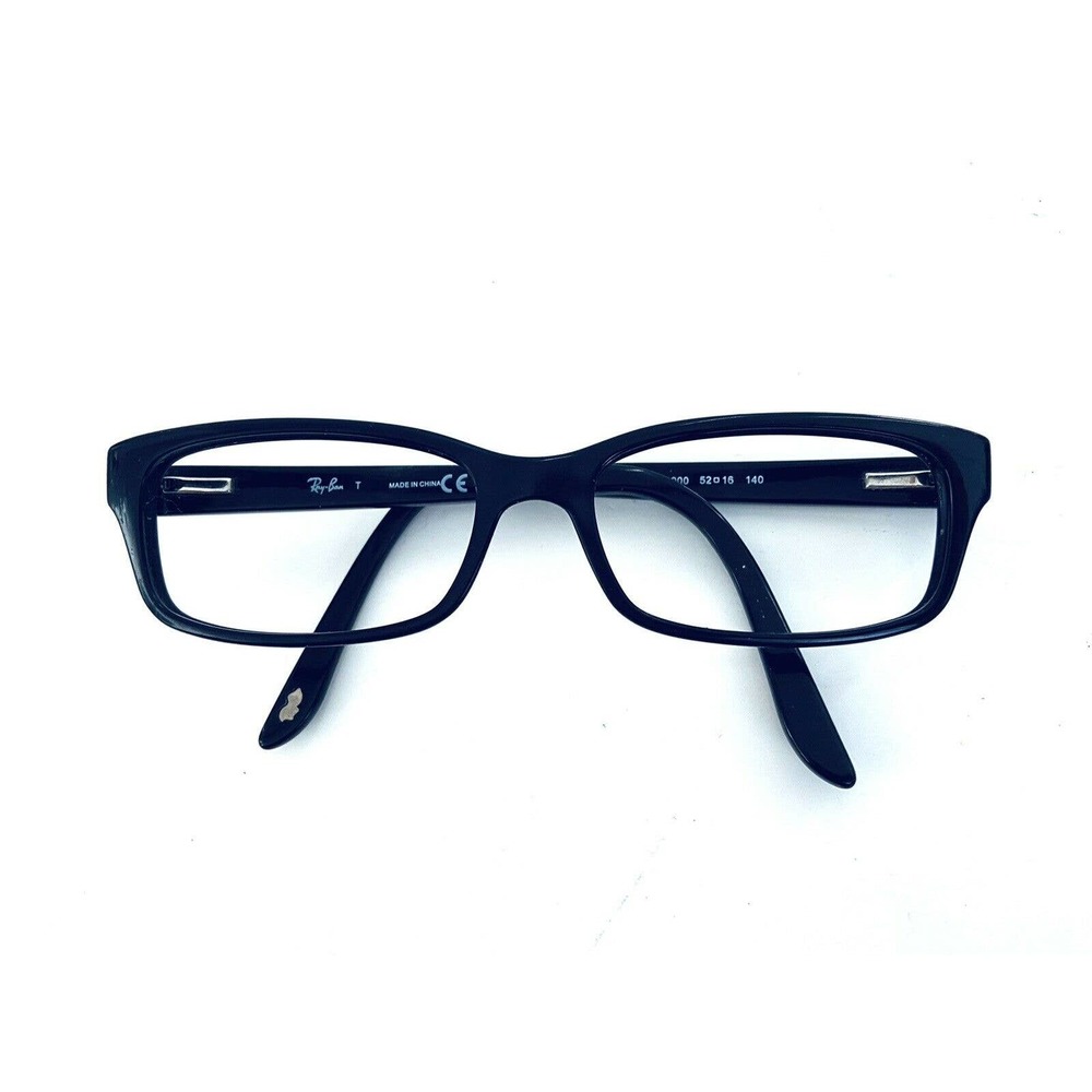 Rayban Rectangular Black Glasses - image 8